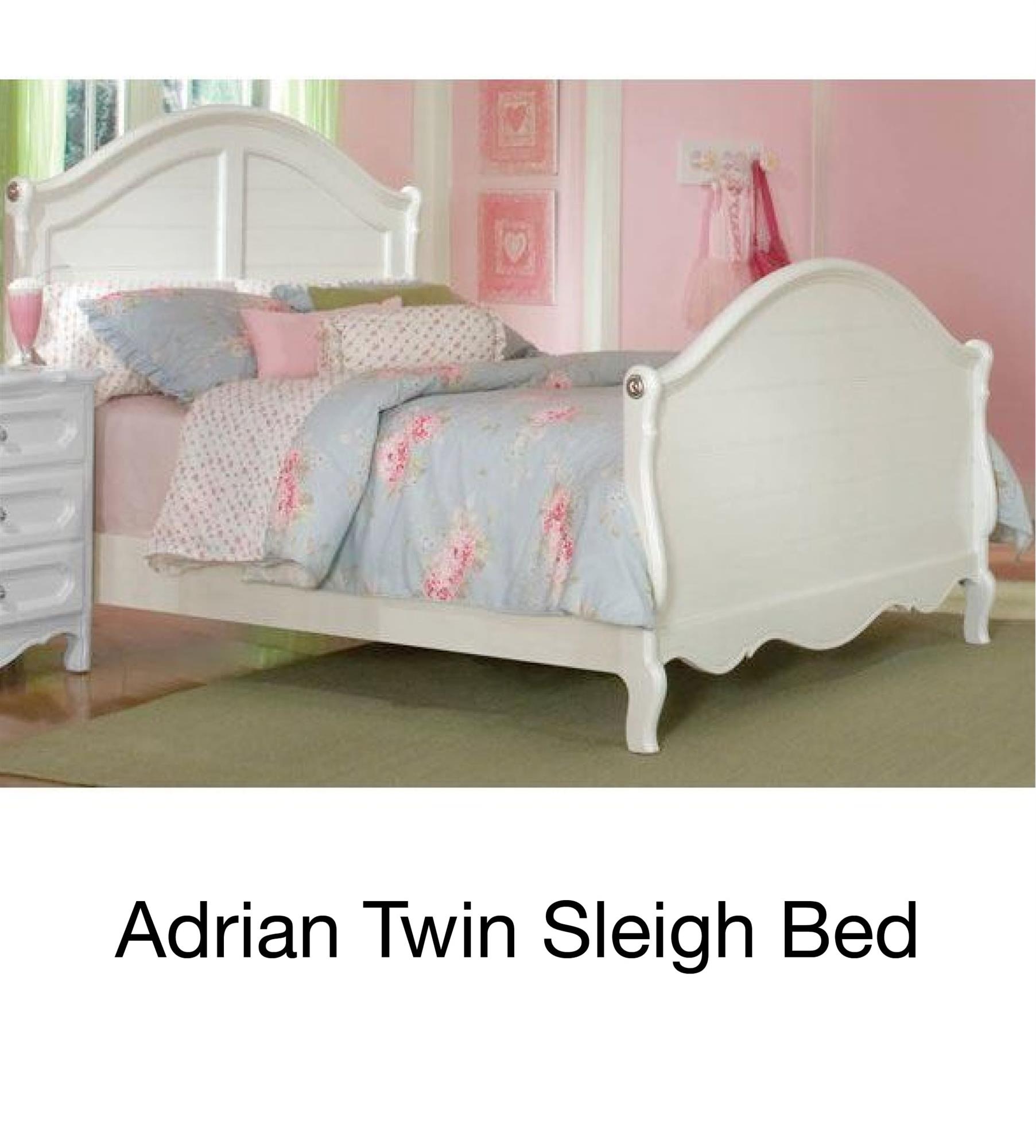 girls twin sleigh bed
