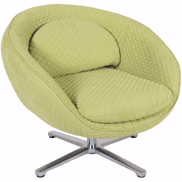 Lime green 2025 swivel chair