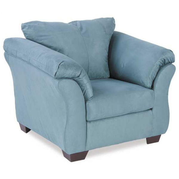 Ashley furniture 2025 blue chair