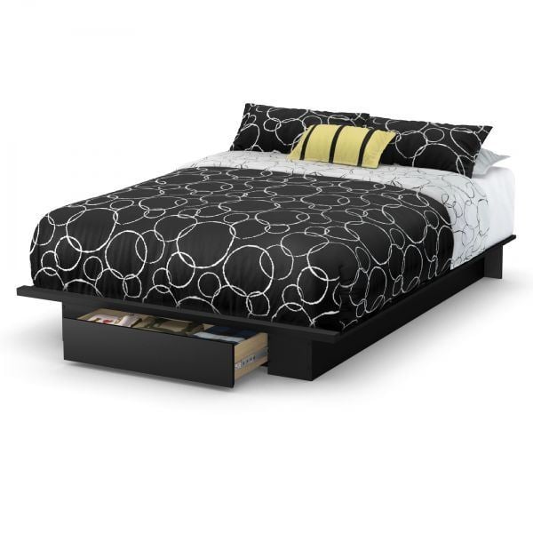 Holland Full Queen Platform Bed With Drawer 3370215 South Shore