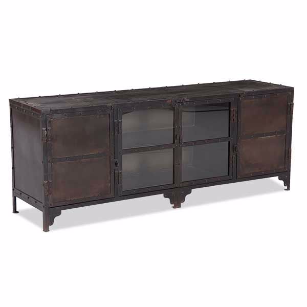 Sie A781 Vintage Industrial Metal Tv Stand By Shivam Internatioal