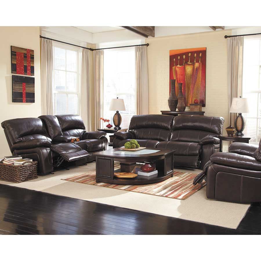 Damacio reclining hot sale loveseat with console