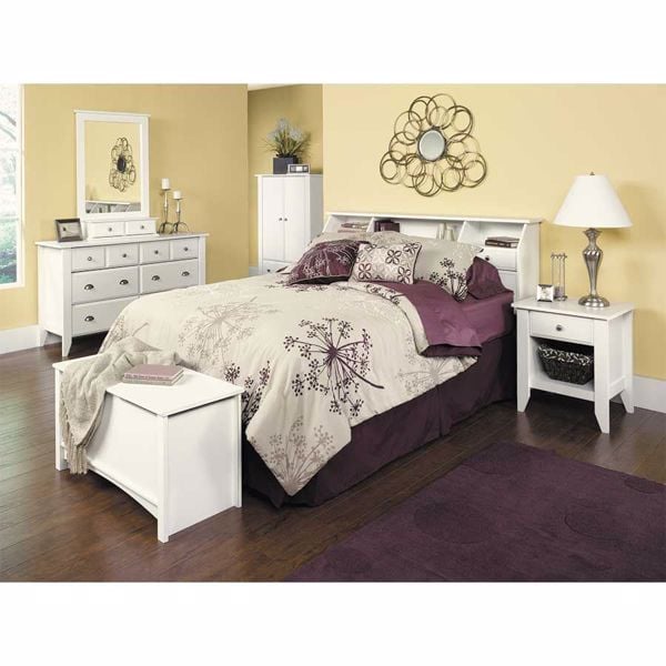 Shoal Creek White Dresser | 411201 | Sauder Woodworking ...