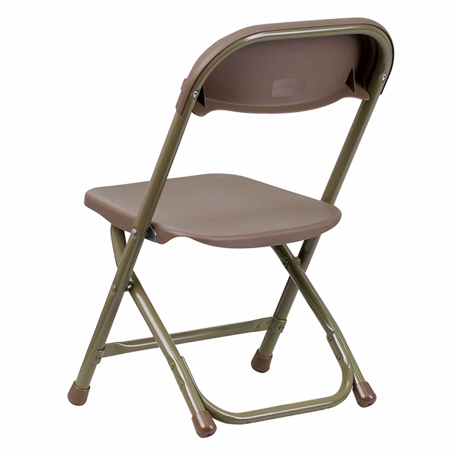 brown plastic folding chairs