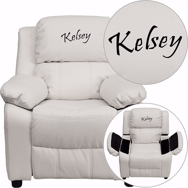 white vinyl recliners