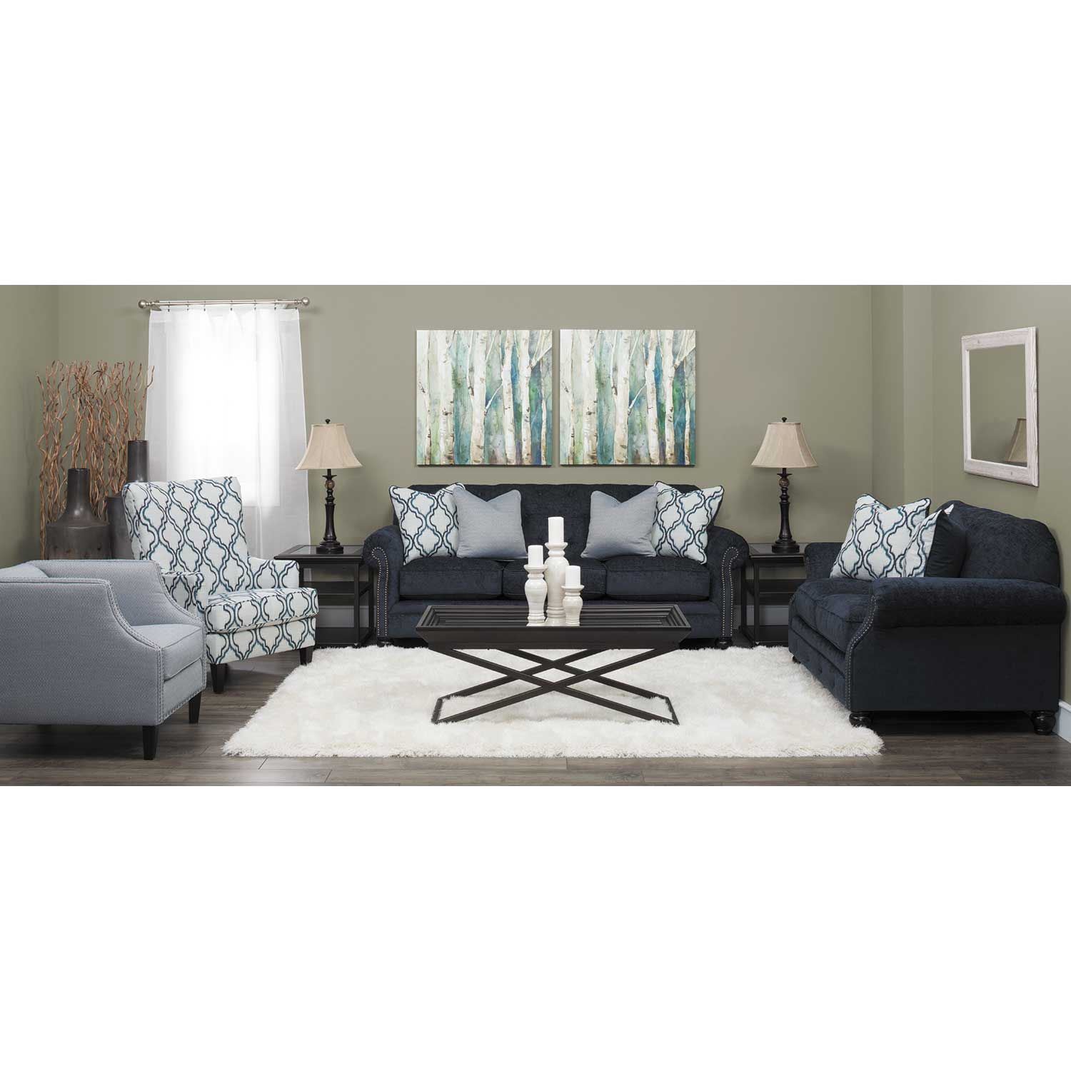 LaVernia Indigo Accent Chair NN-713AC | Ashley Furniture 