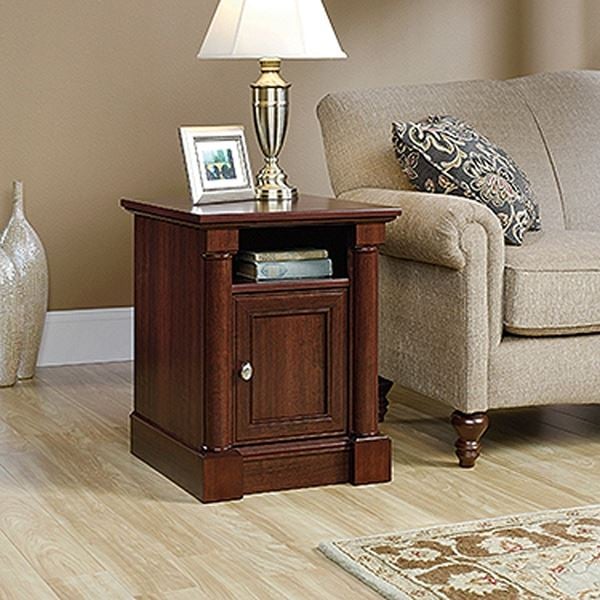 sauder palladia side table