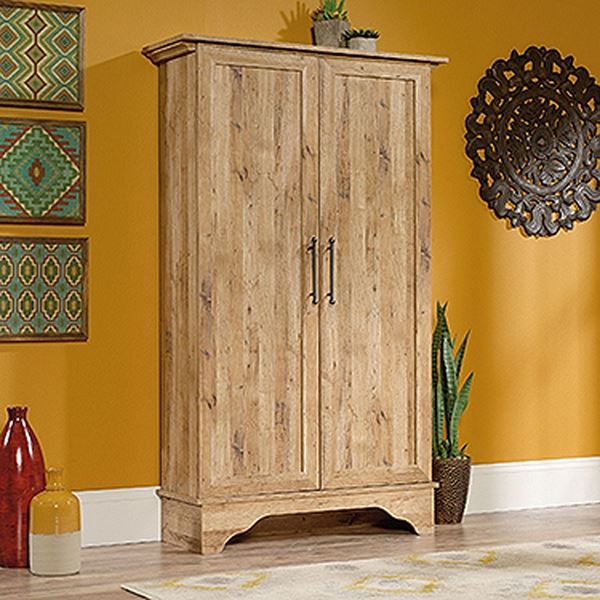 Viabella Storage Cabinet Antigua Chestnut D 420757 Sauder