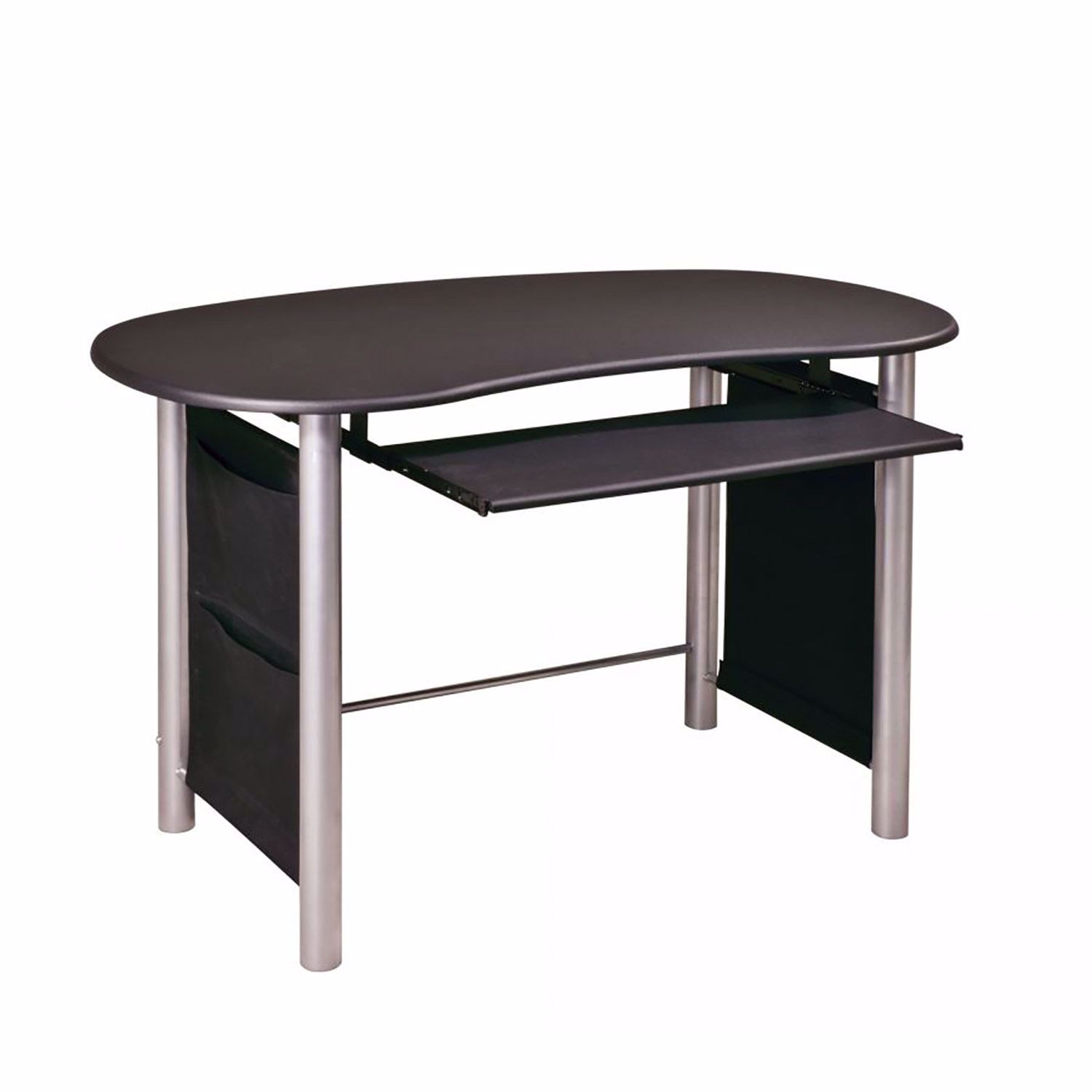 saturn computer desk black