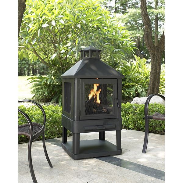 Monticello Firepit Black D Co9001a Bk Crosley Furniture