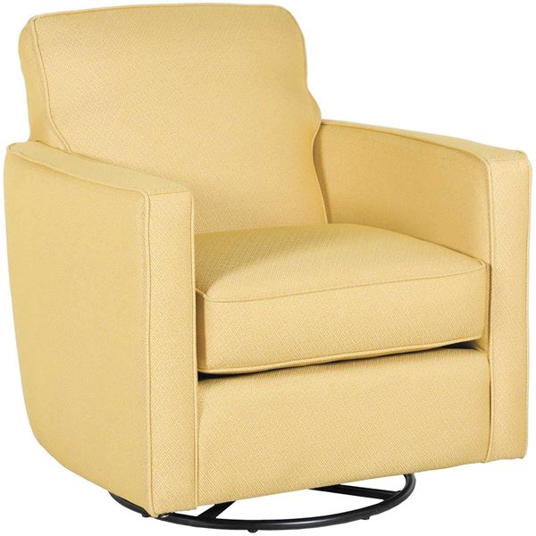 yellow glider chair