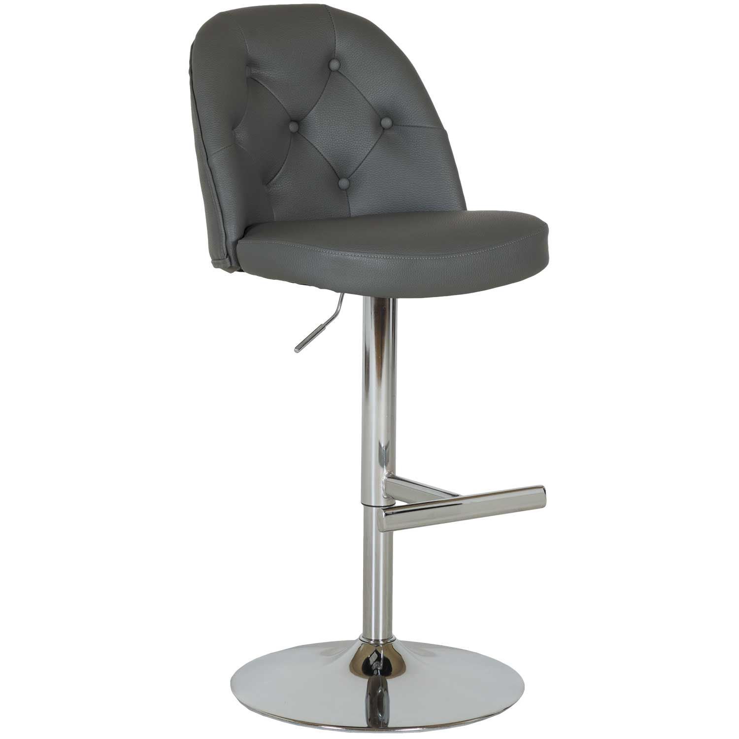 Archer Grey Adjustable Barstool MAL 32GRY AFW