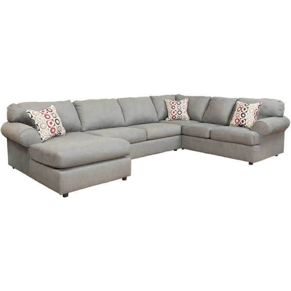 Jayceon steel chaise sectional deals by ashley furniture