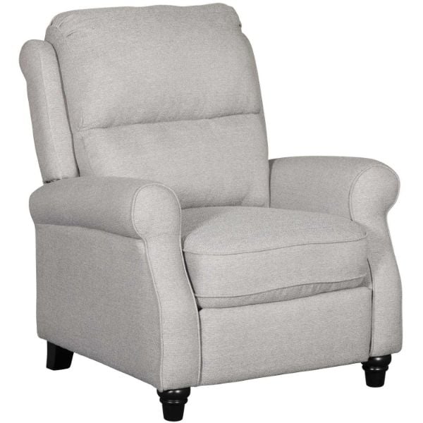 Fabric push back recliners hot sale