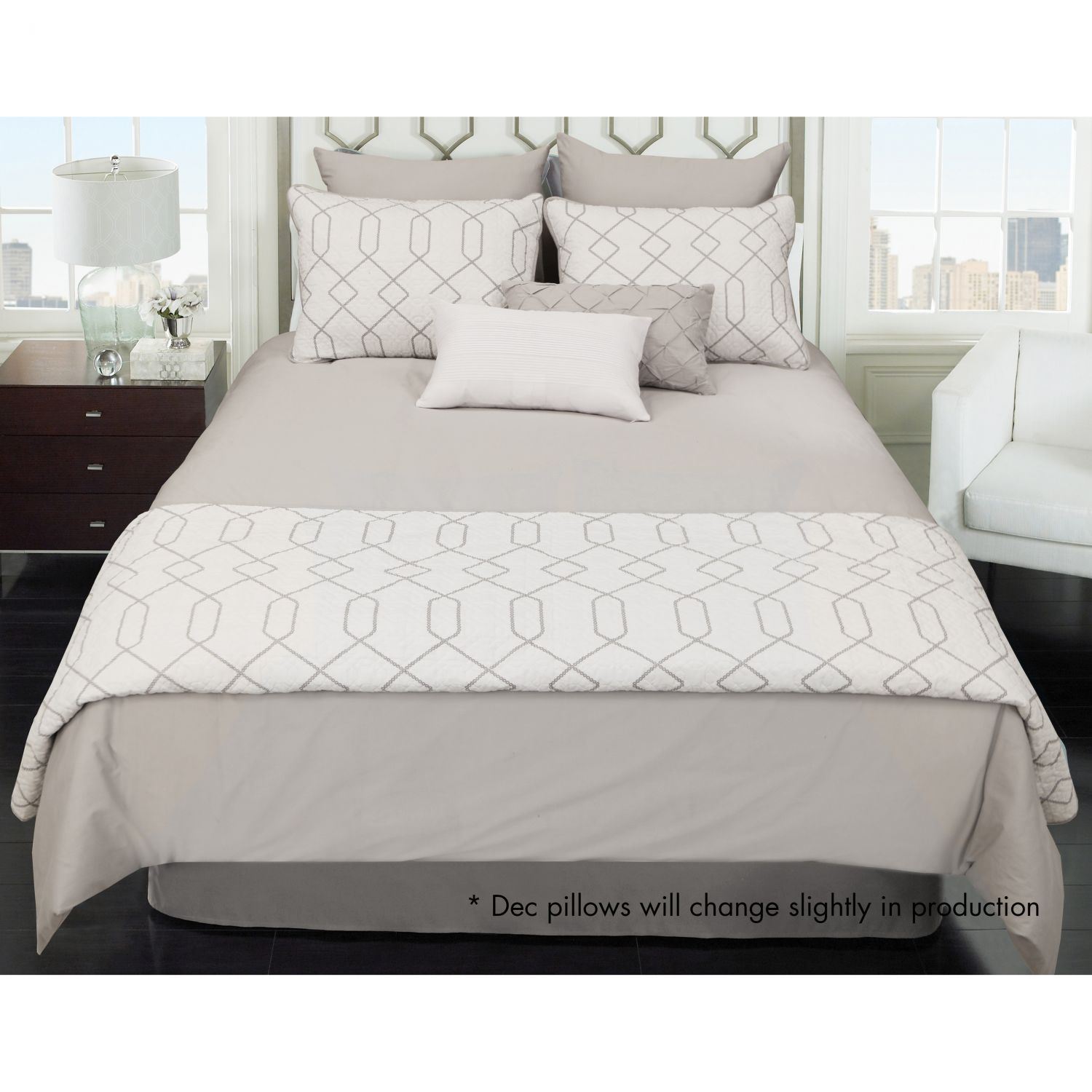 Kensil Queen 8 Piece Comforter Coverlet Bedding Hallmart