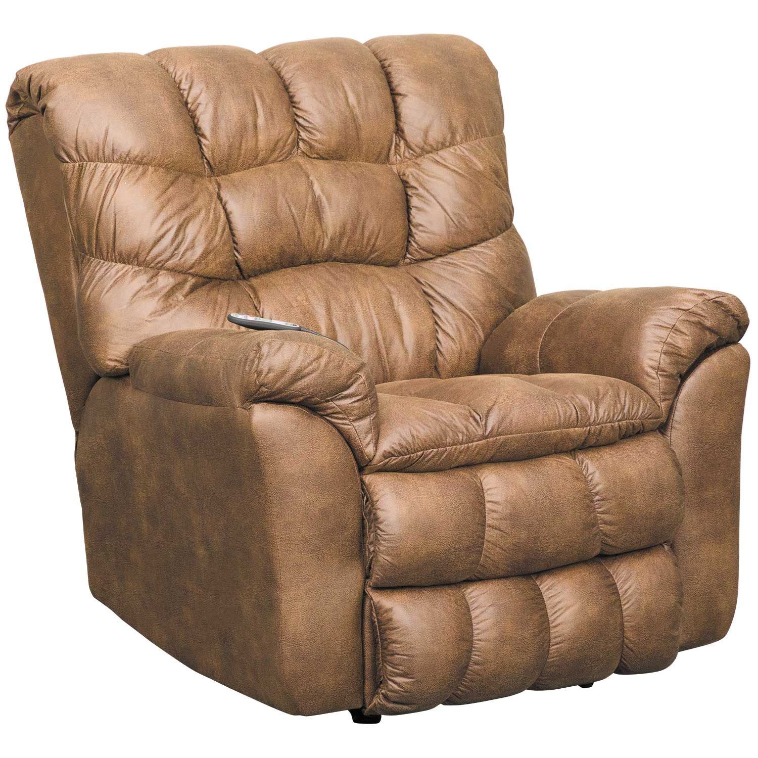 Relax in the Sawyer Tobacco Power Rocker Recliner AFW