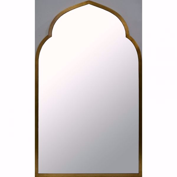 Gold Round Arch Wall Mirror Afw Com