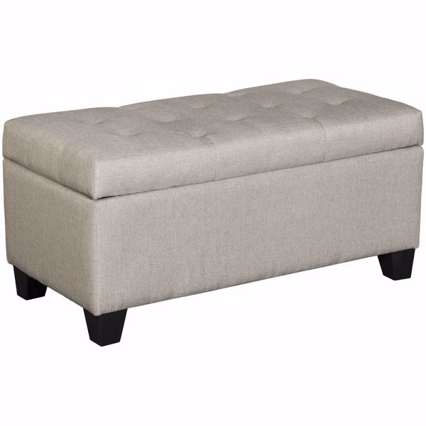 Grey Storage Ottoman 20091 CY42-4 | | AFW.com