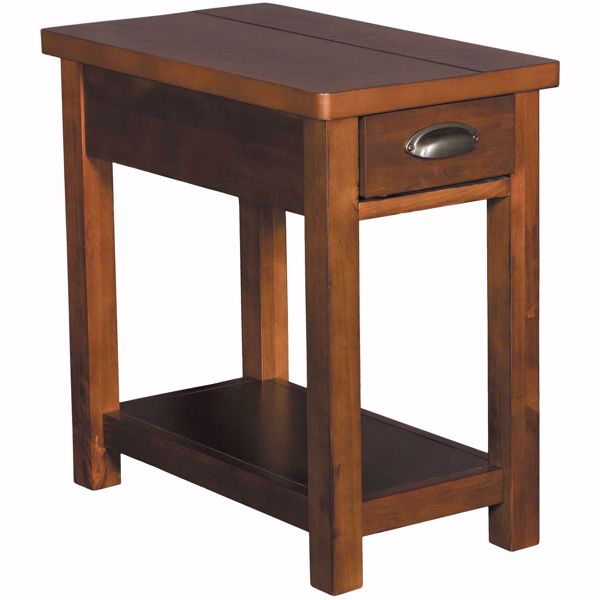 cherry chair side table