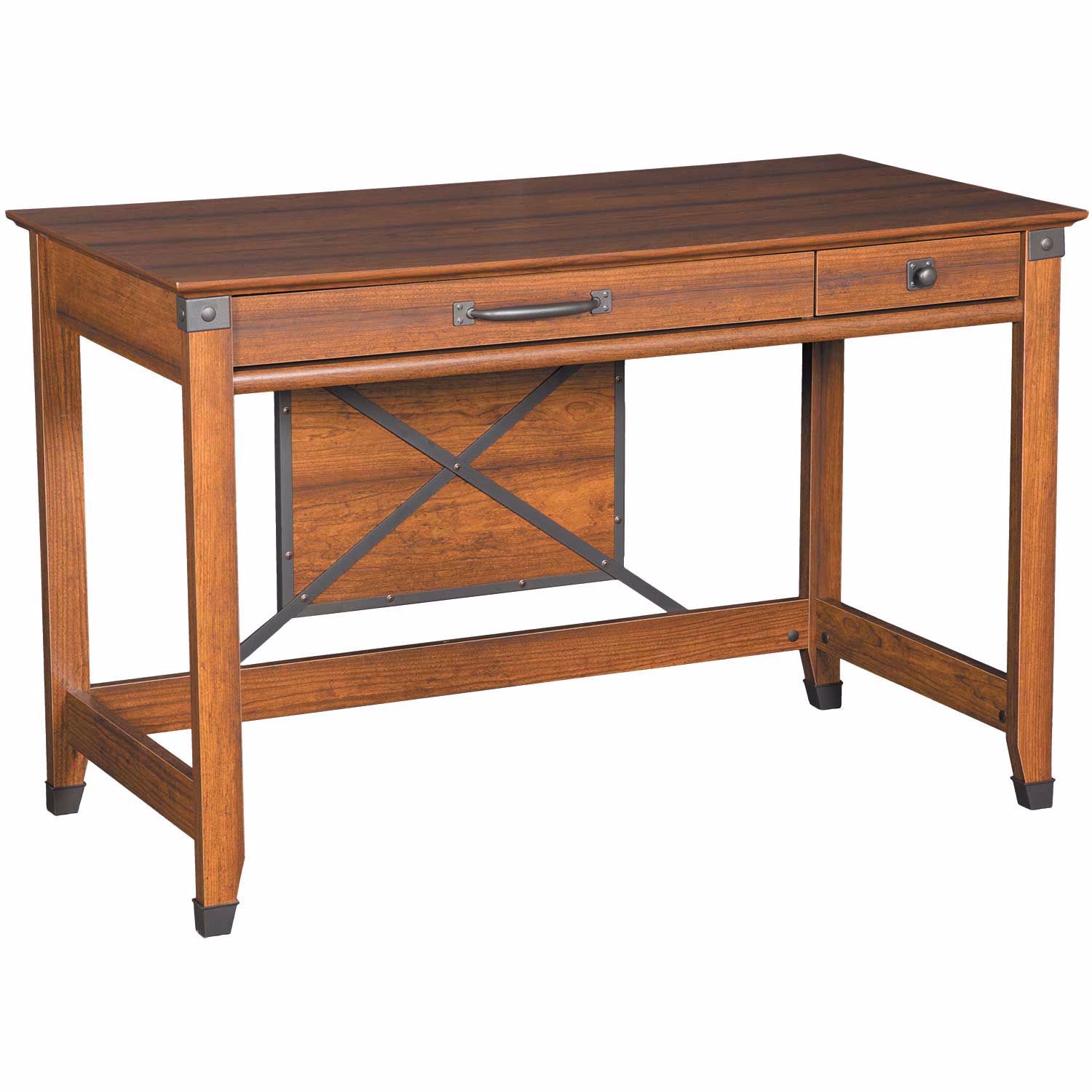 Carson Forge Writing Desk Washington Cherry 412924 Sauder