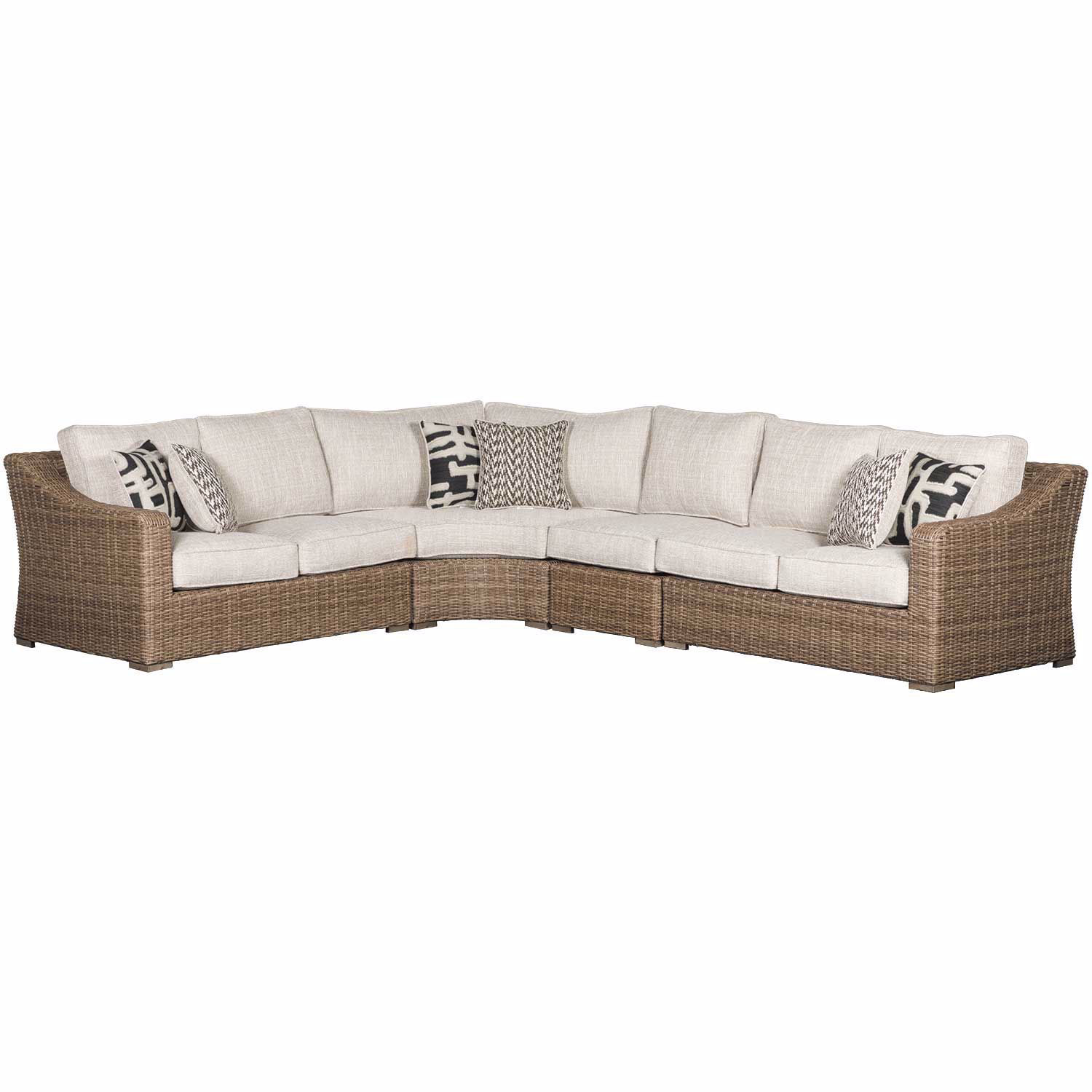 ashley beachcroft 4 piece outdoor sectional