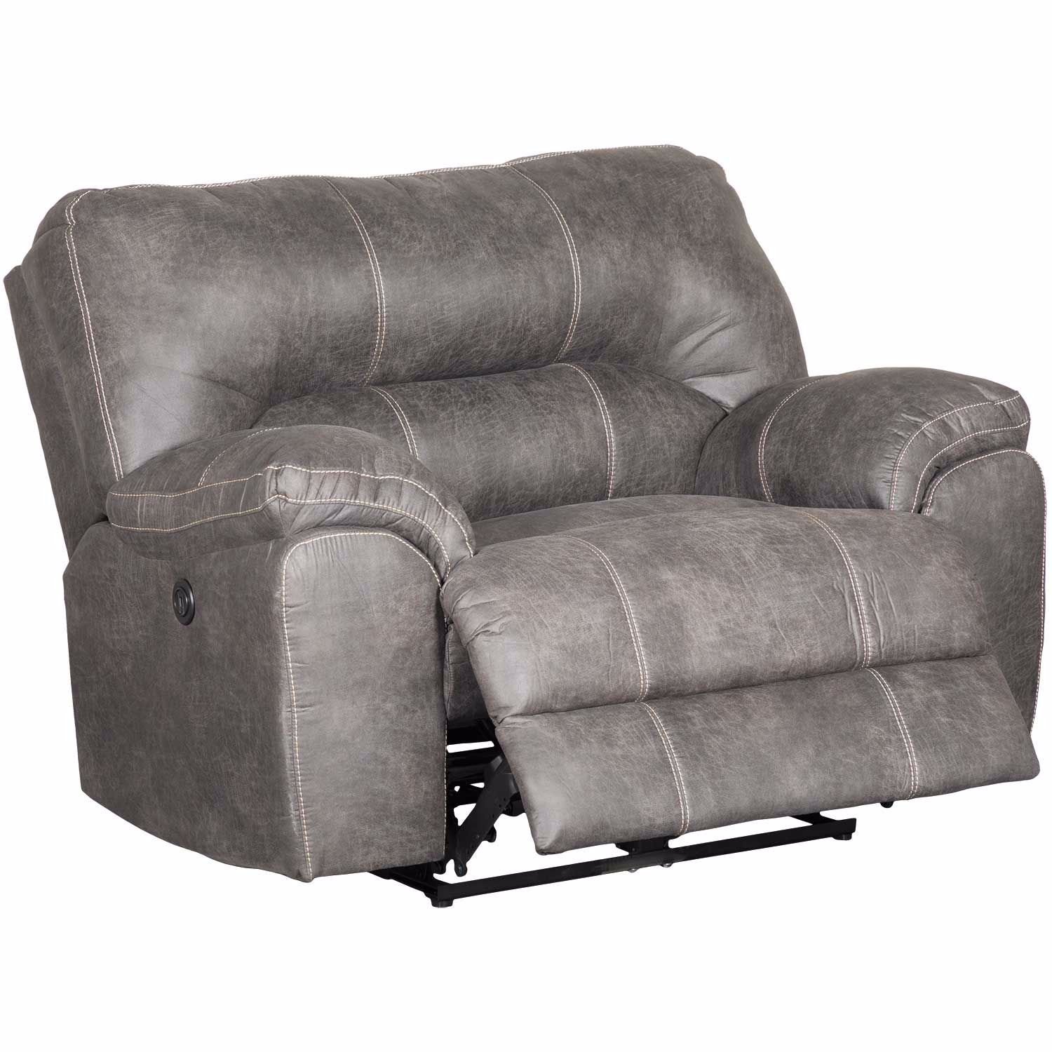 gray cuddler recliner