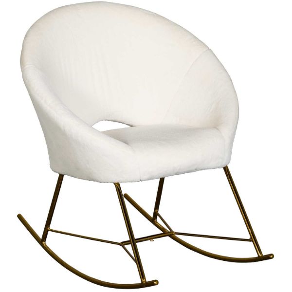 Cheap white rocking online chair