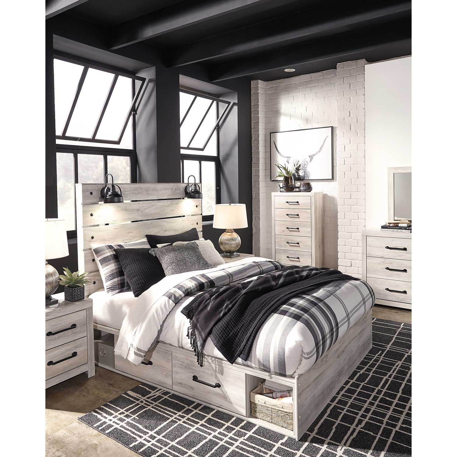 Cambeck queen on sale storage bed