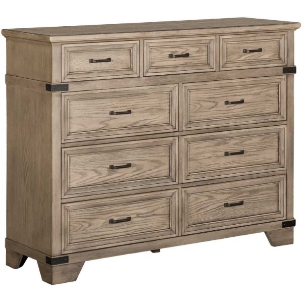 Forest Designs Traditional 9 Drawer Dresser (60W x 40H x 18D)