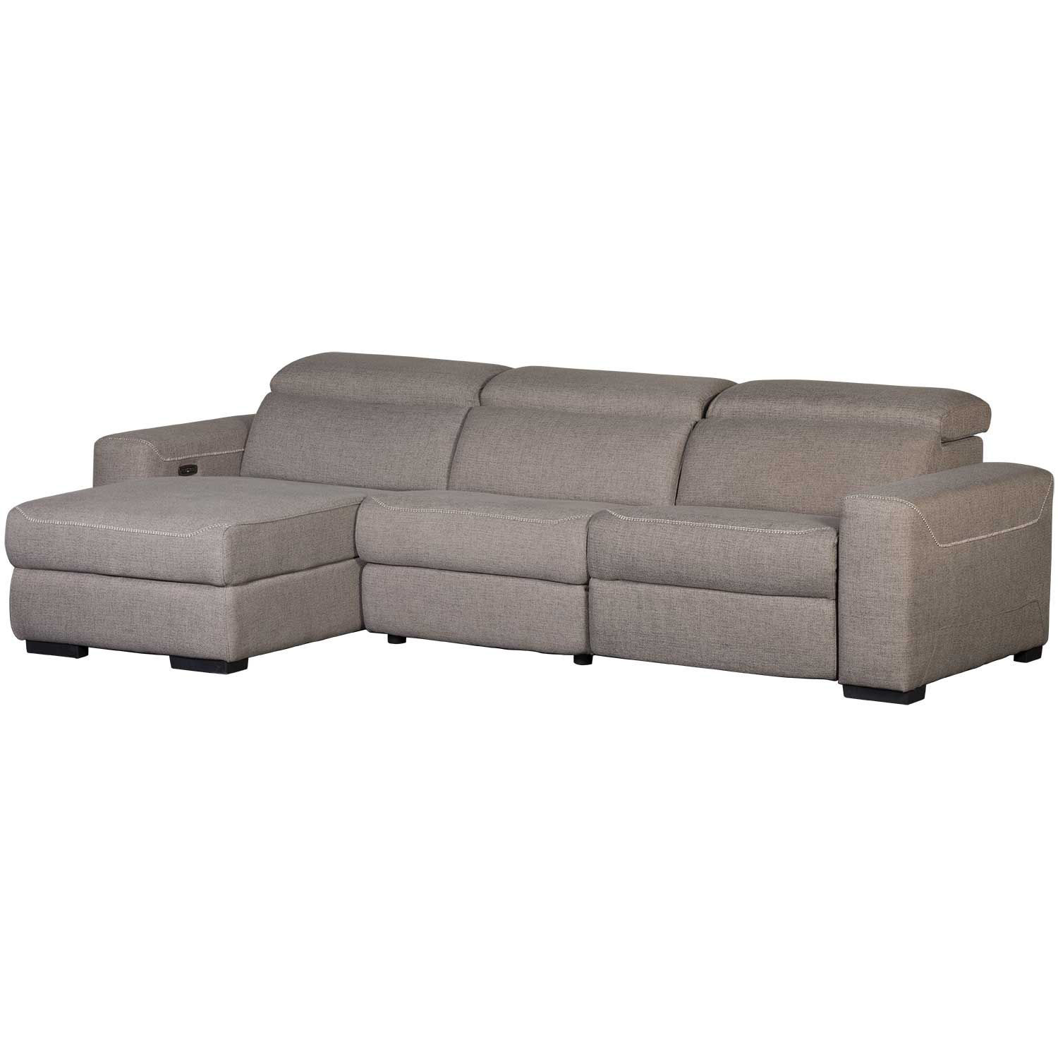 Mabton 3PC Power Sectional with LAF Chaise | YY-770LC-3PC