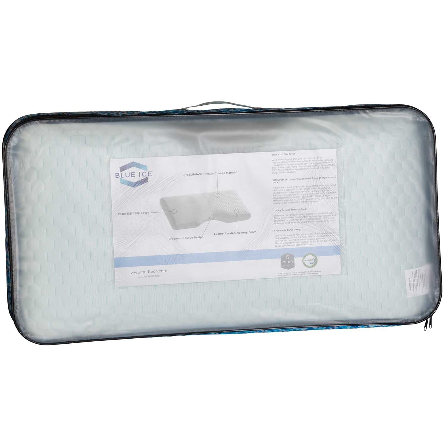 Blue Ice™ Cool Tech Curve Pillow