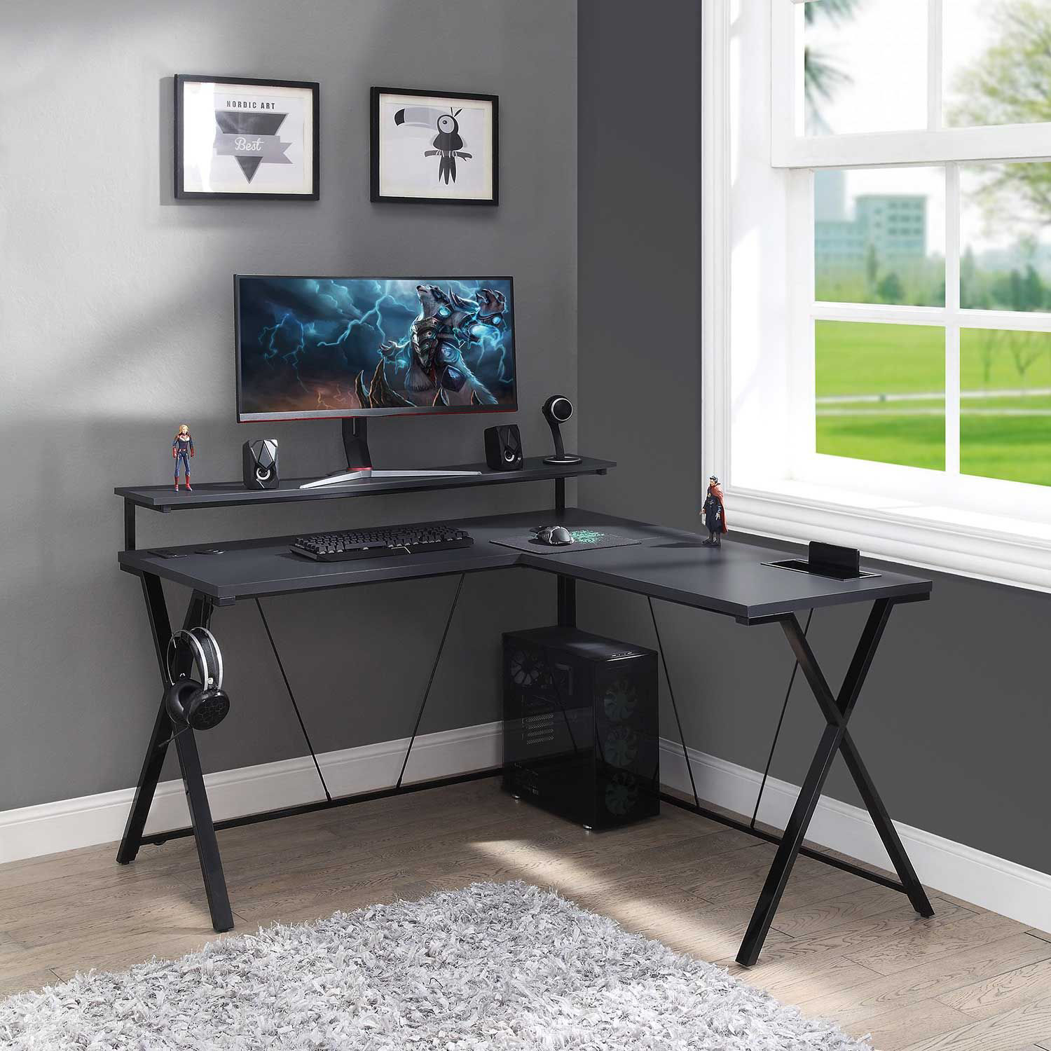 Series 1.4 Performance L Desk by Zline Designs ZLD0001-454LDU | AFW.com