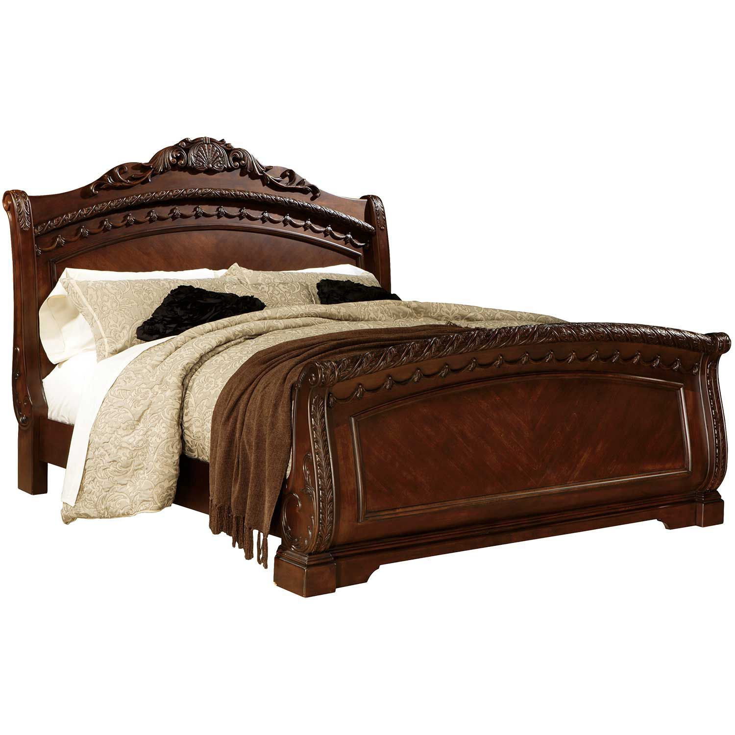 sleigh bed frame california king