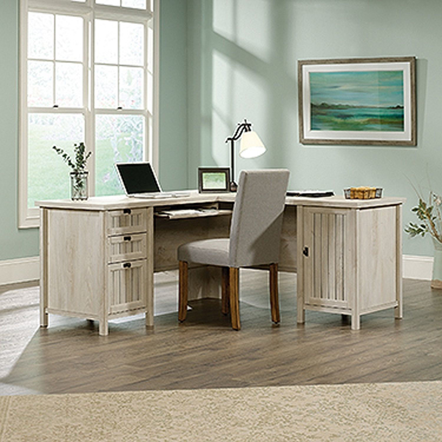 sauder l shaped executive desk