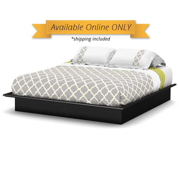 South shore step one online full platform bed