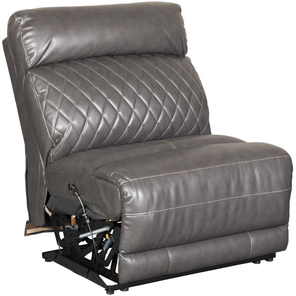 armless reclining chair