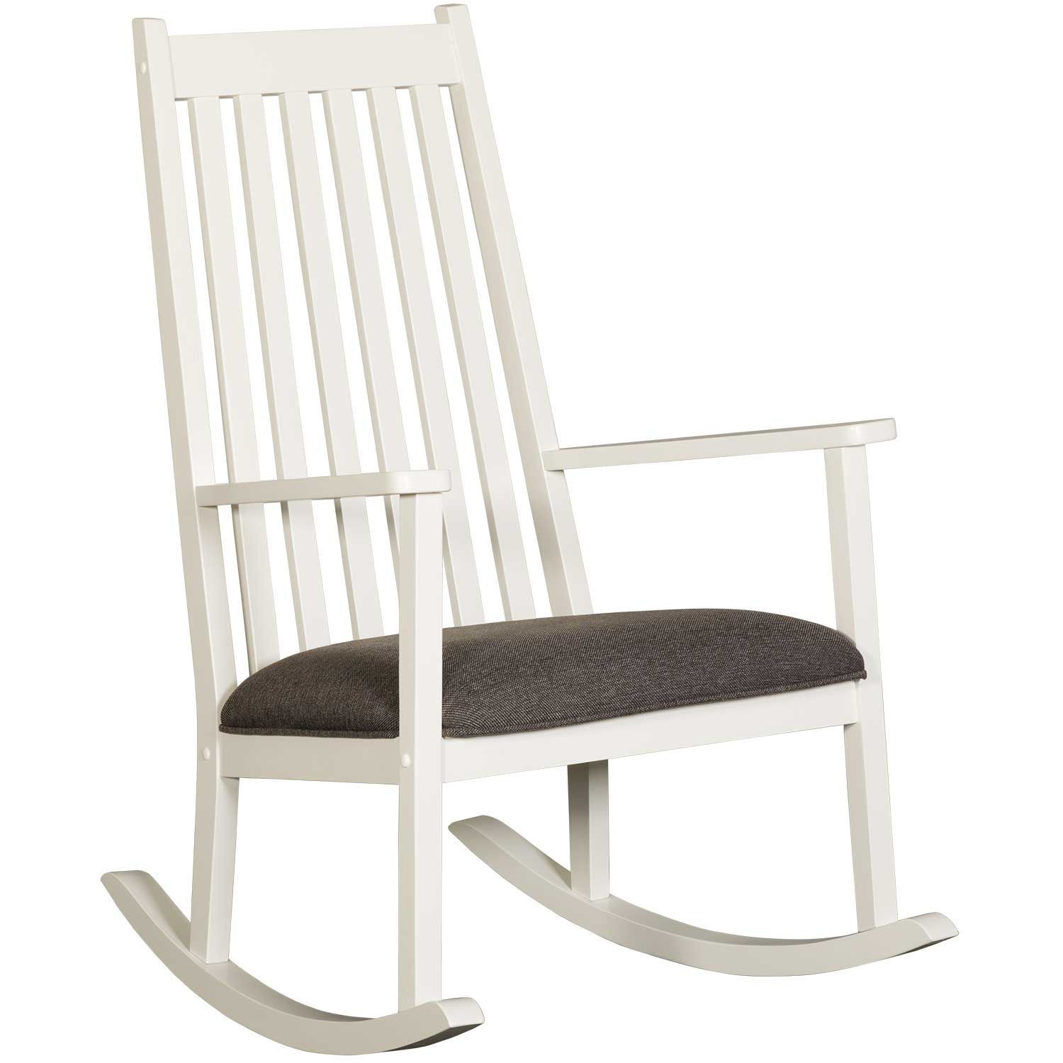 Gray Fabric Rocking Chair AFW