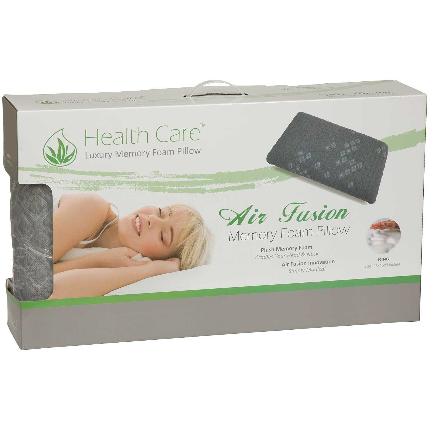 Gel fusion memory foam hot sale pillow