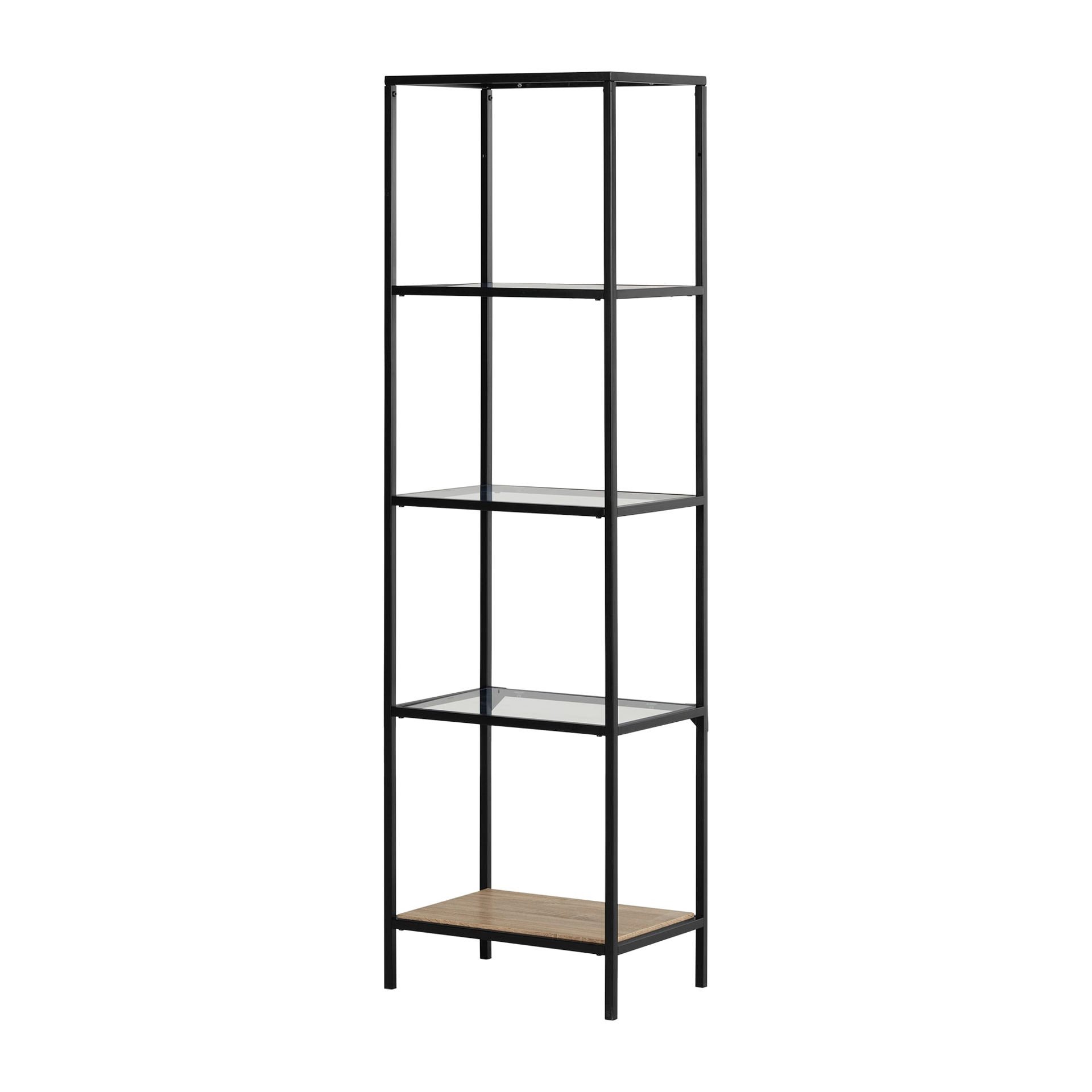 4 shelf deals narrow bookcase