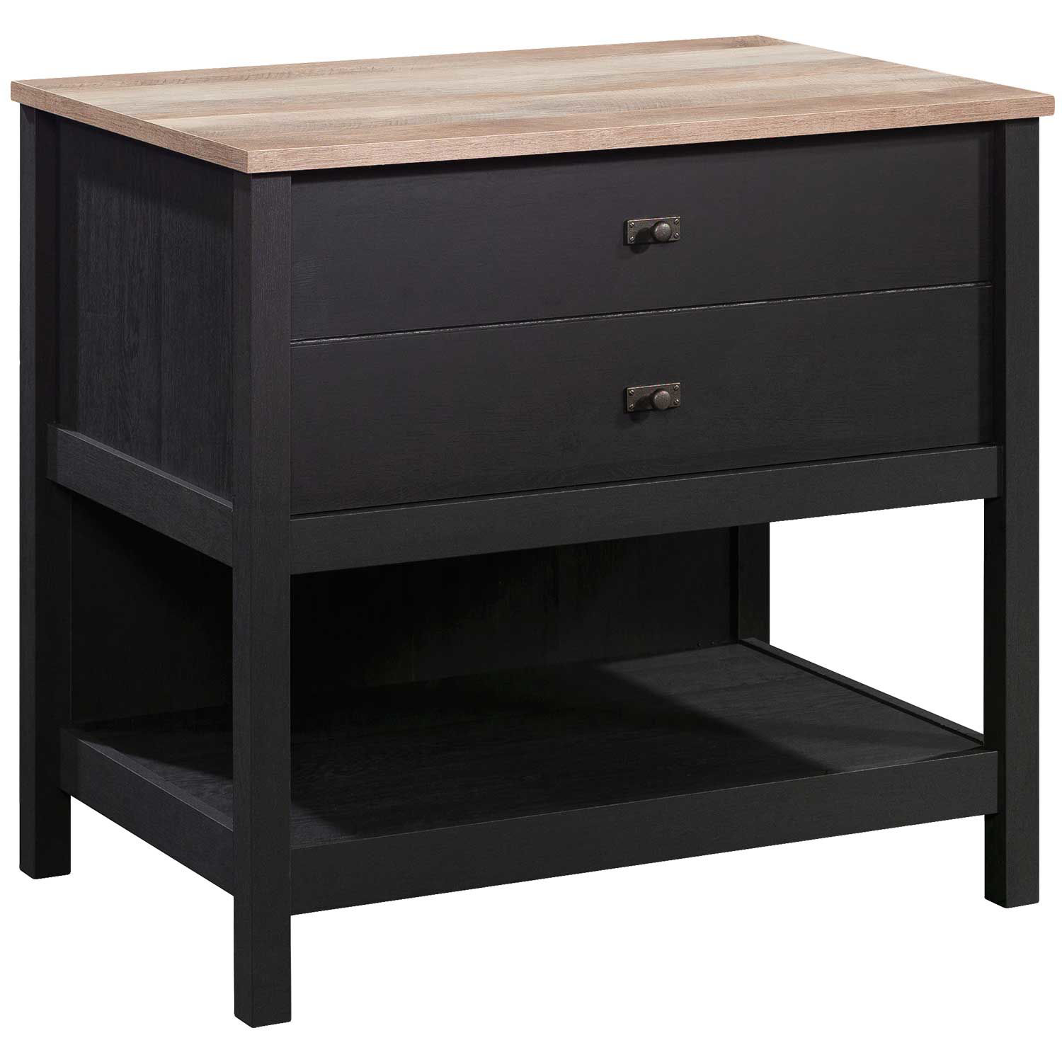 Sauder - Cottage Road L Desk - Raven Oak