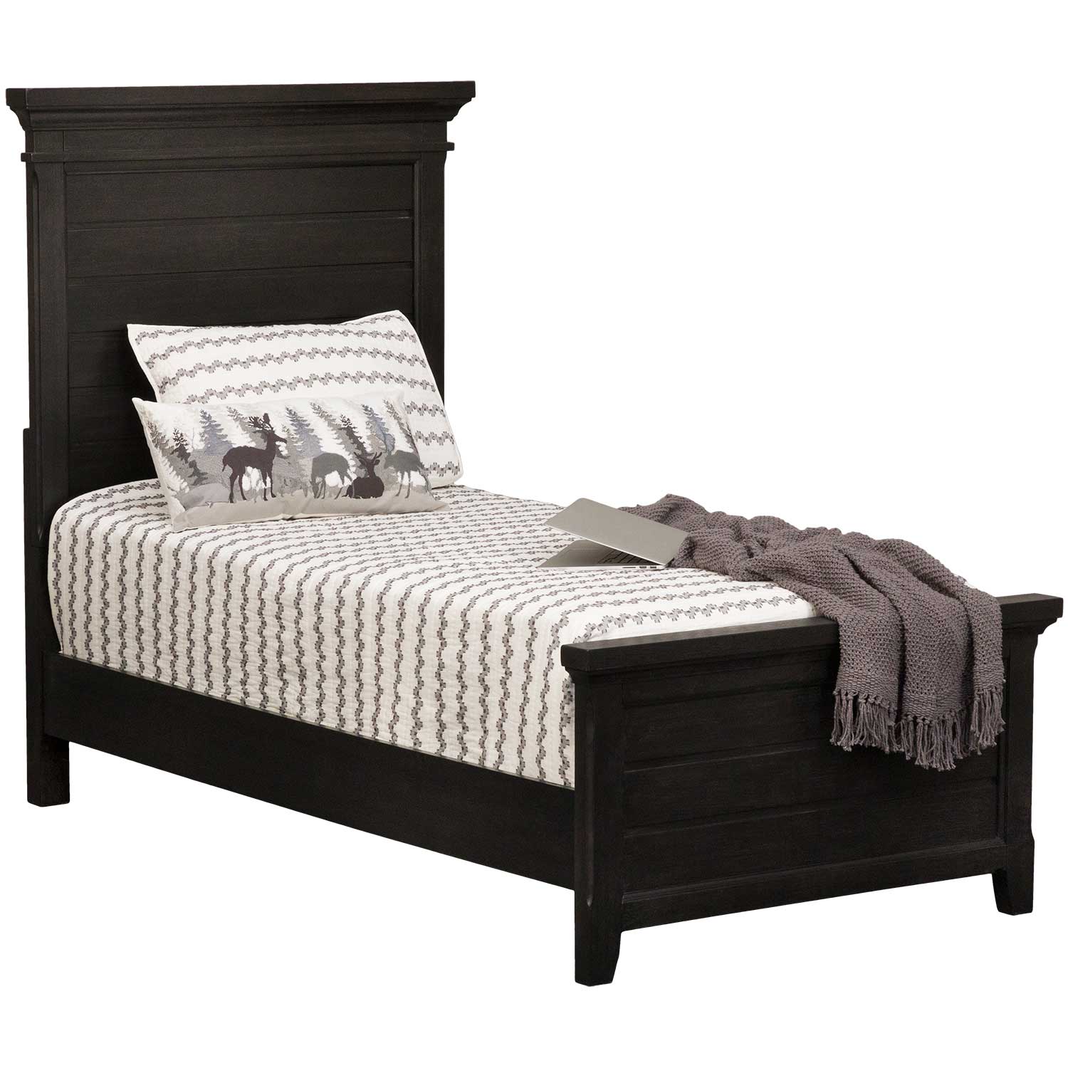 Twin panel outlet bed