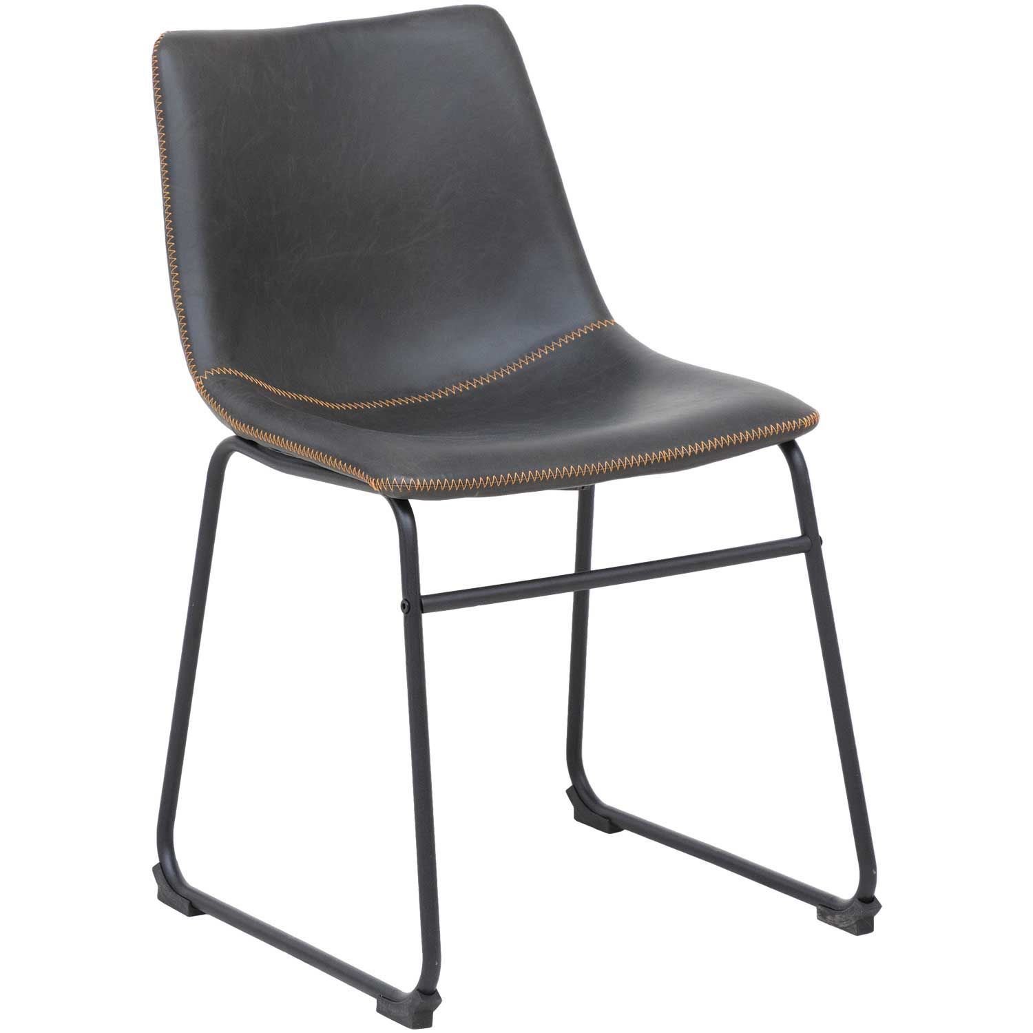 Black vintage dining online chairs