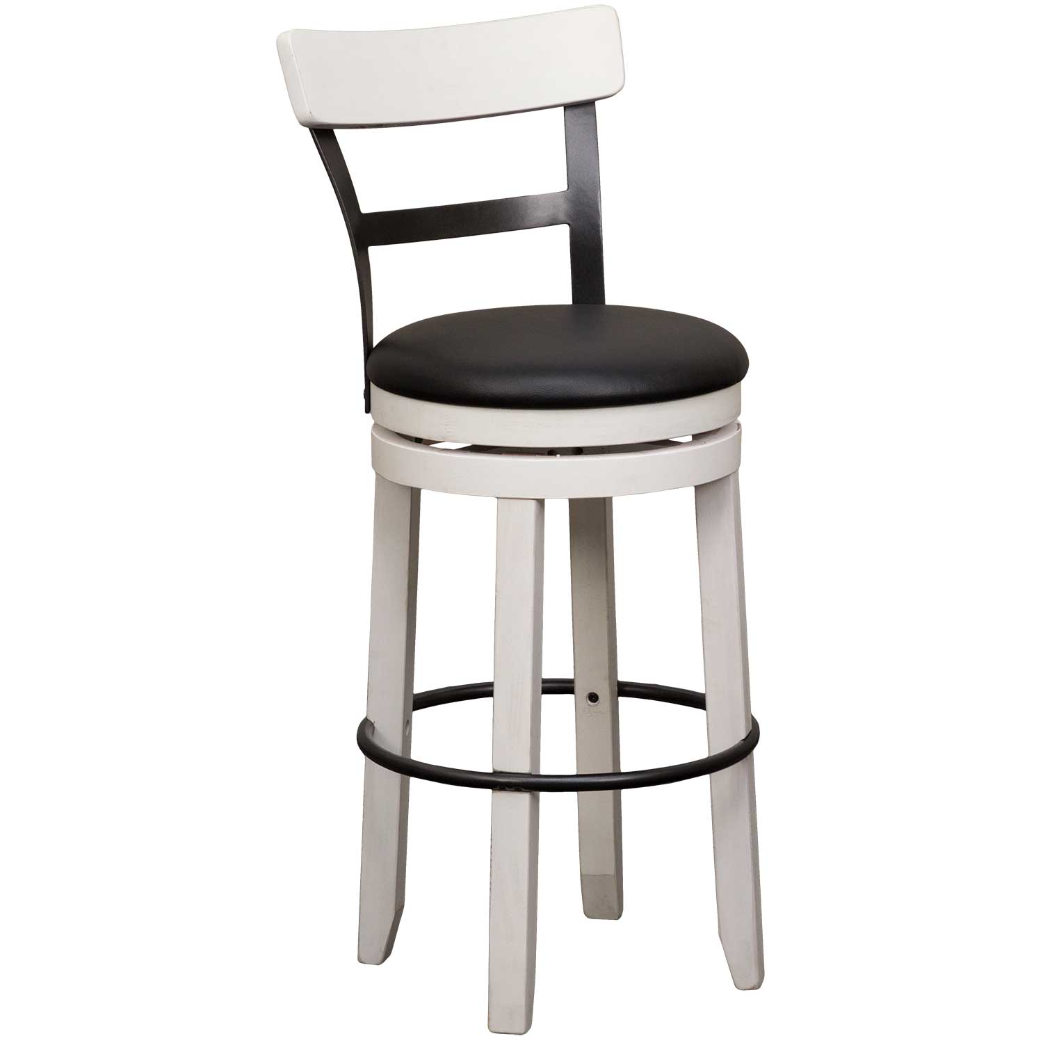 Dallas Cowboys 30 Black Swivel Bar Stool