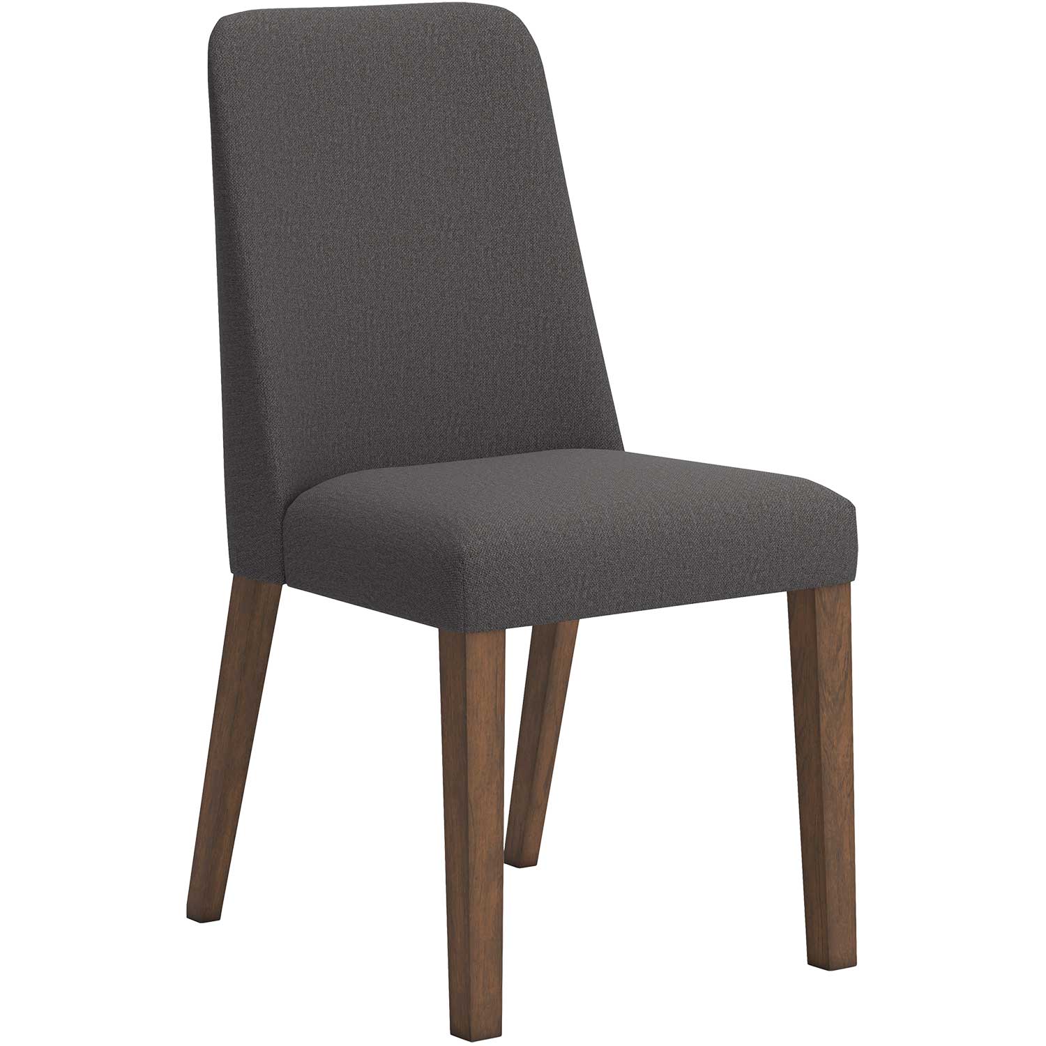 Charcoal fabric dining online chairs