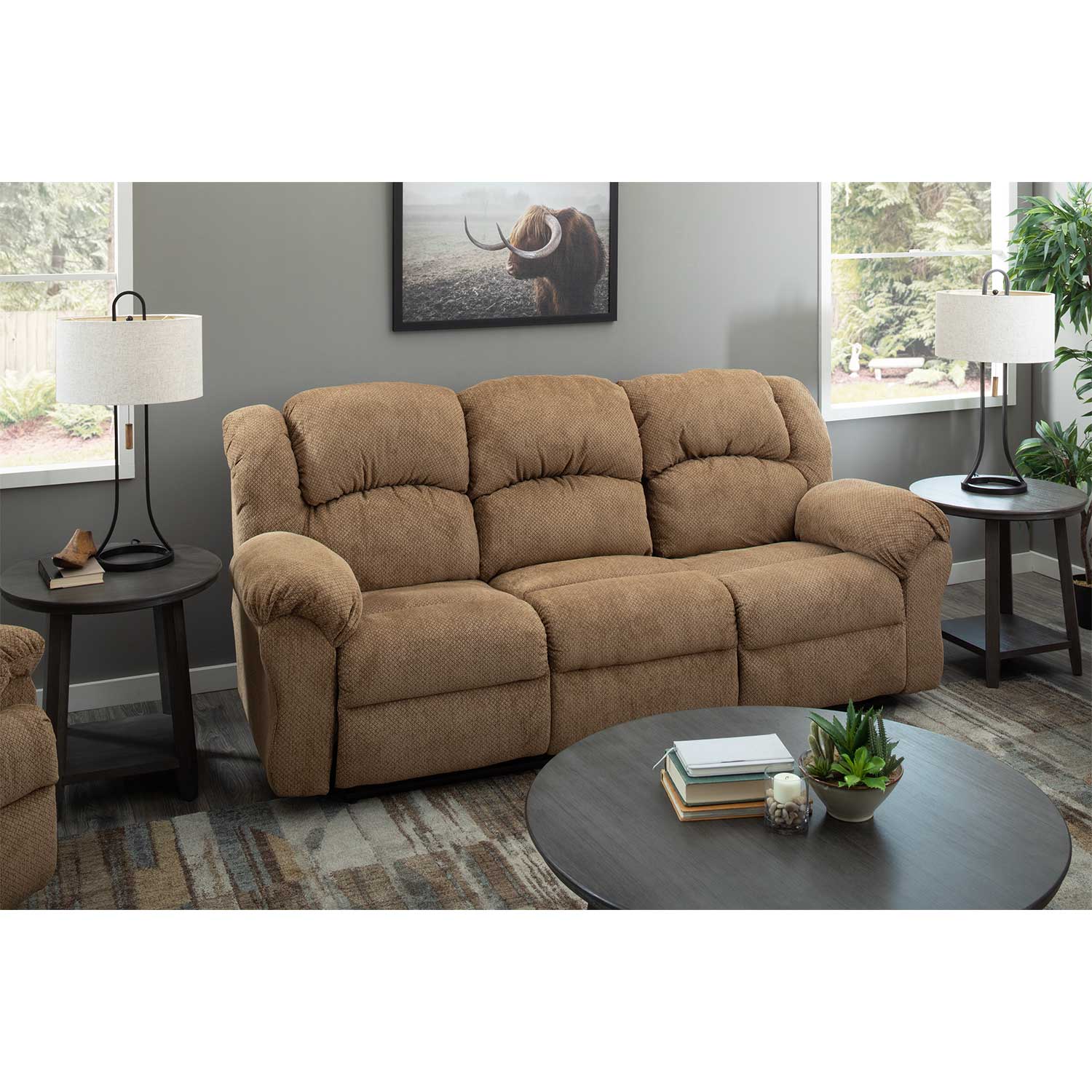 Cloud mocha on sale reclining sofa