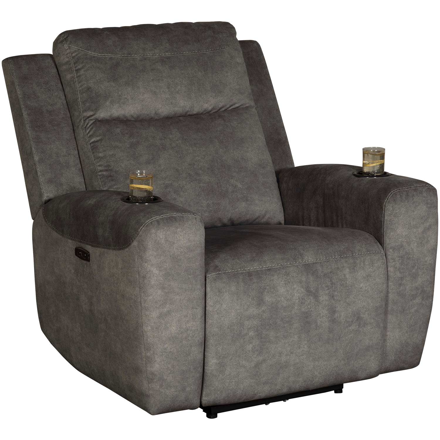 Rome Charcoal Gray P2 Recliner | 1B-6029PR | AFW.com