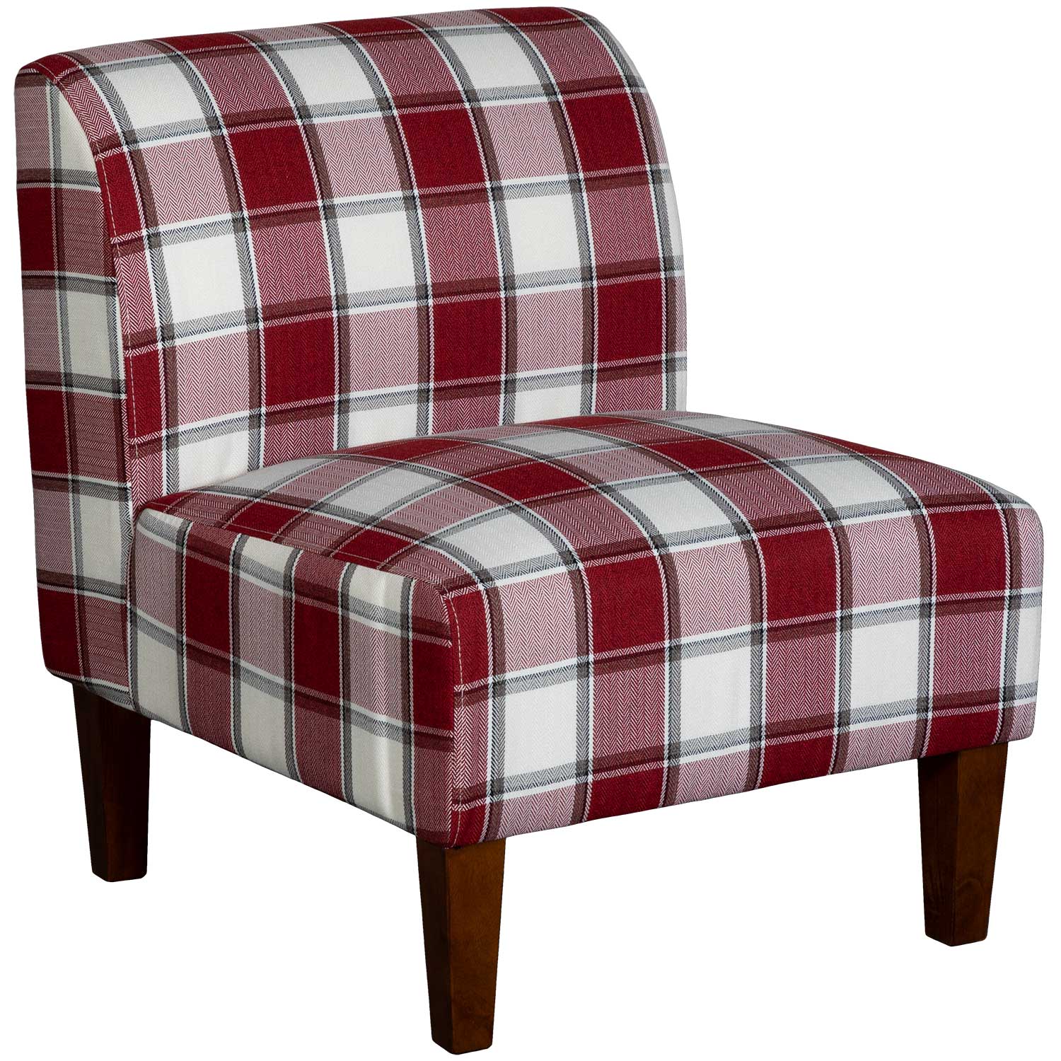 Buffalo plaid 2024 accent chair