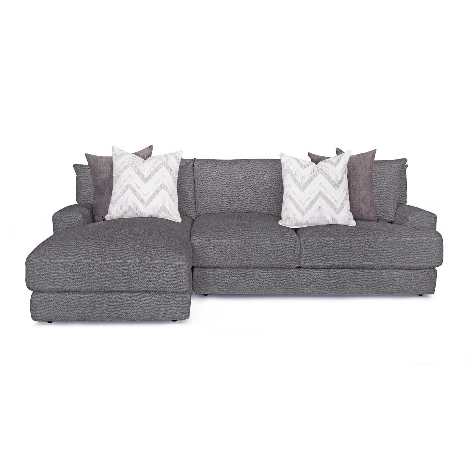 Rapture Ash 2PC Sectional with LAF Chaise